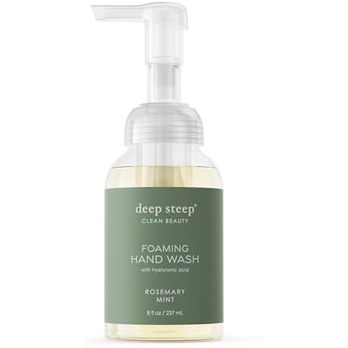 Deep Steep ROSEMARY MINT, 8 OUNCE : FOAMING HAND WASH, ROSEMARY MINT, 8 OUNCE - Image 1